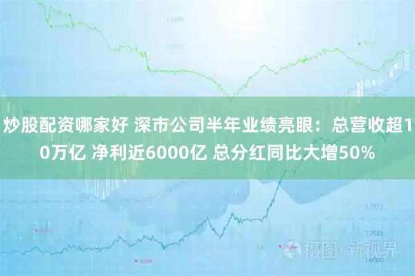 炒股配资哪家好 深市公司半年业绩亮眼：总营收超10万亿 净利近6000亿 总分红同比大增50%