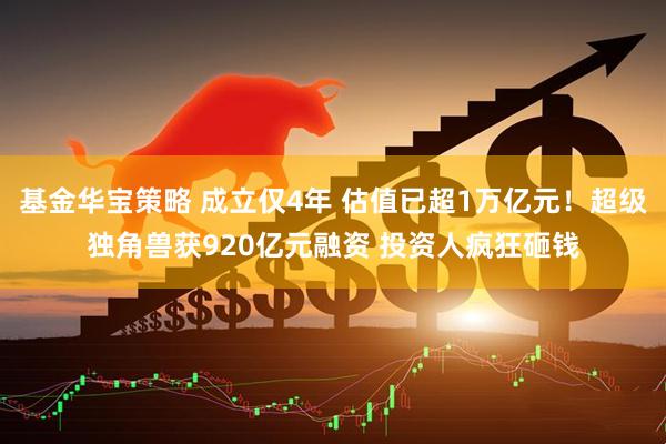基金华宝策略 成立仅4年 估值已超1万亿元！超级独角兽获920亿元融资 投资人疯狂砸钱